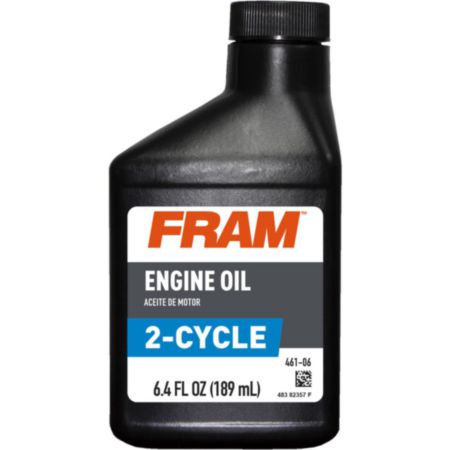 FRAM 2-Cycle 50:1 Oil - 6.4 OZ, 6.4 oz bottle 461-06