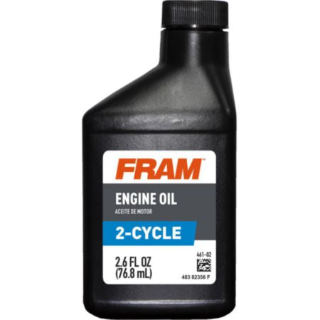 FRAM 2-Cycle 50:1 Oil - 2.6 OZ, 2.6 oz bottle 461-02