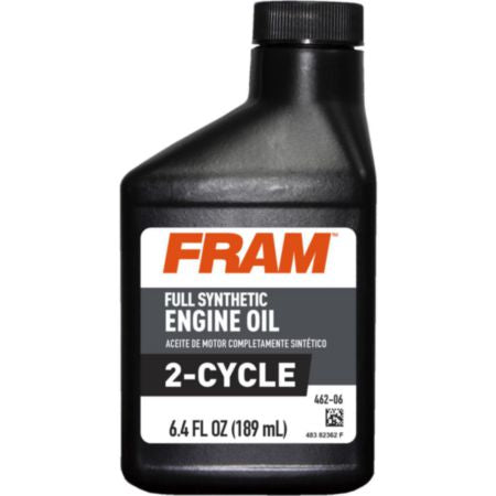 FRAM Full Synthetic 2-Cycle Oil - 6.4 OZ, 6.4 oz Bottle