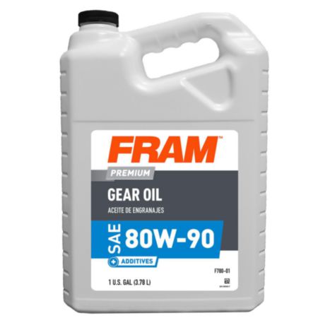 FRAM 80W90 Gear Oil With Additives , 1 gallon bottle F780-01