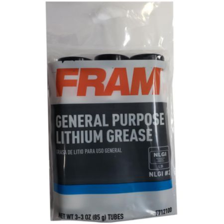 FRAM 3-3oz Mini-Tube Multi-Purpose Lithium Grease , 1 pack F712100