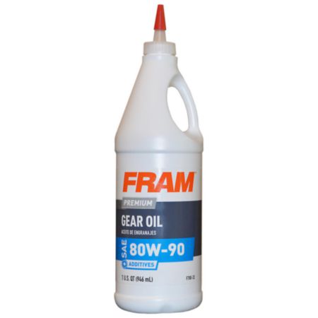 FRAM 80W90 Gear Oil With Additives , 1 quart bottle F780-32