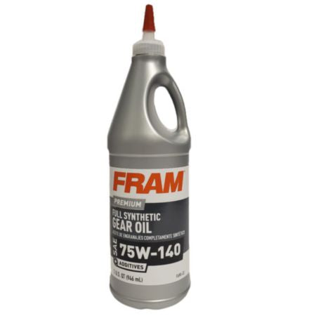 FRAM Gear Oil Full Synthetic 75W140 , 1 quart bottle F690-32