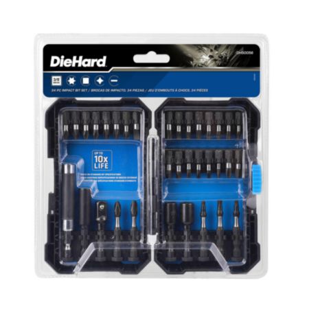 DieHard 34-Piece Impact Bit Set with Storage Case DH50056