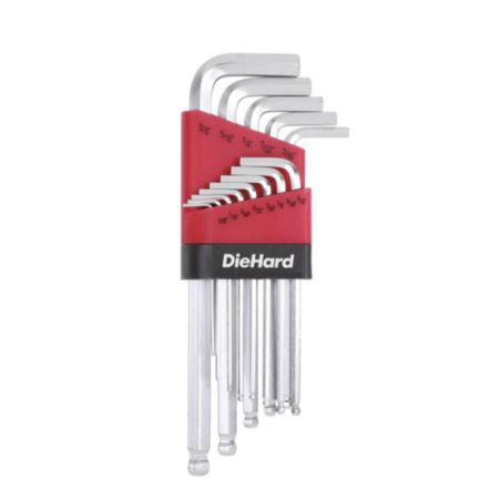 Load image into Gallery viewer, DieHard Long Arm Hex Key Set SAE 13-Piece DH50010
