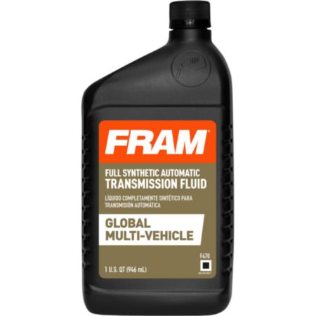 Fram Full Synthetic Global Multi-Vehicle Automatic Transmission Fluid - F470