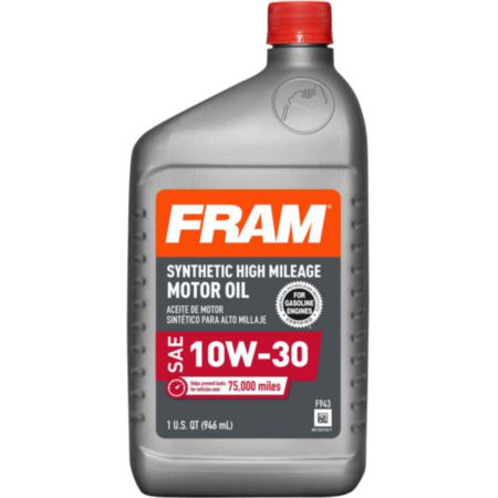 Load image into Gallery viewer, Fram 10W30 Full Synthetic High Mileage Motor Oil F943
