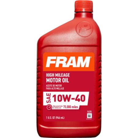 Load image into Gallery viewer, Fram 10W40 Conventional High Mileage Motor Oil - F670
