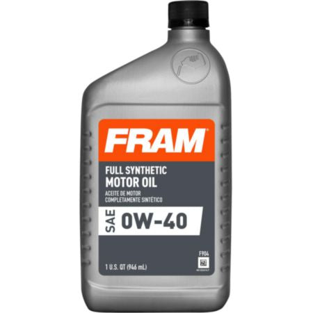 Fram 0W40 Full Synthetic Motor Oil - F904