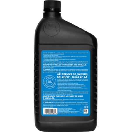 Fram 5W20 Conventional Motor Oil - Chain Wear Protection - F610