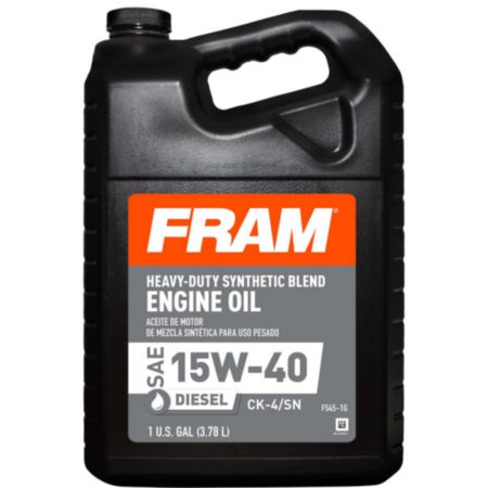 Fram 15W40 Heavy Duty synthetic Blend Diesel Engine Oil - F545-1G