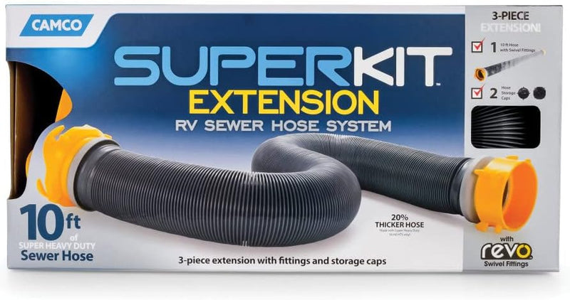 Load image into Gallery viewer, Camco SUPERKIT 10&#39; Sewer Hose Extension - 39663
