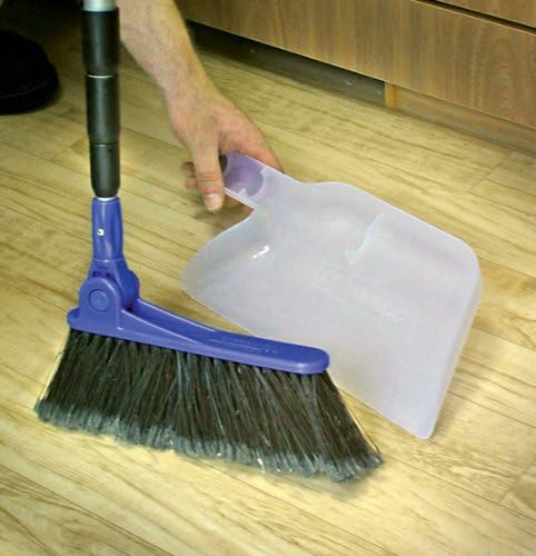 Load image into Gallery viewer, Camco Adjustable Broom and Dustpan - 43623
