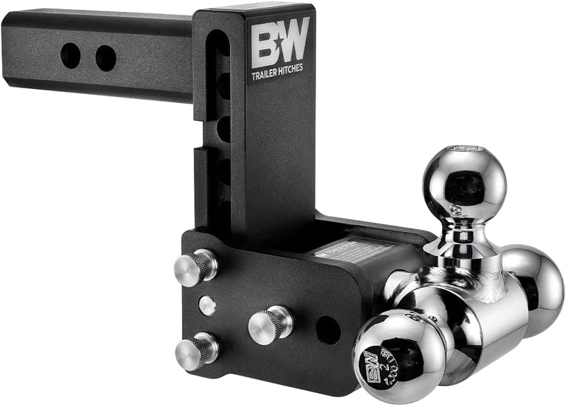 Load image into Gallery viewer, B&amp;W Trailer Hitches Tow &amp; Stow Adjustable Trailer Hitch Ball Mount - TS10048B
