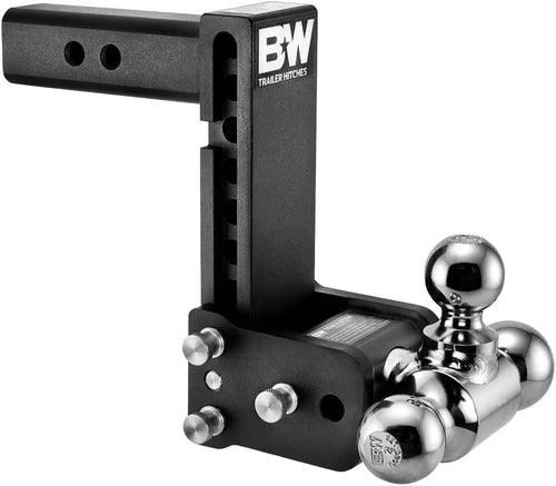 B&W Trailer Hitches Tow & Stow Adjustable Trailer Hitch Ball Mount - TS10049B