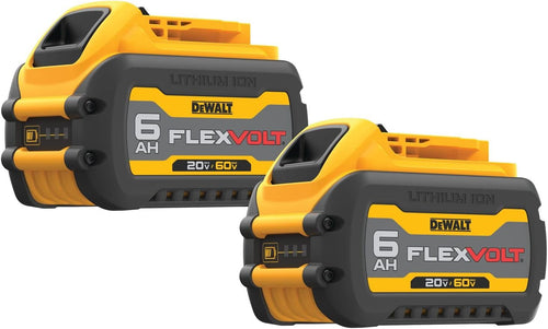 FLEXVOLT 20V/60V MAX Lithium-Ion 6.0Ah Battery Pack (2 Pack) - DCB606-2