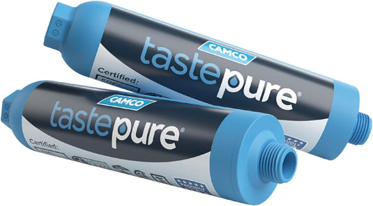 Camco TastePURE RV Water Filter - 2 Pack - 40045