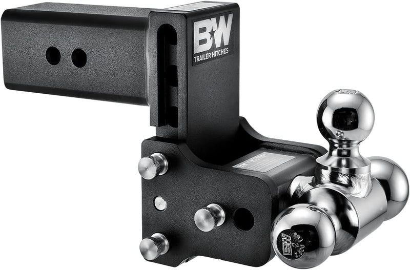 Load image into Gallery viewer, B&amp;W Trailer Hitches Tow &amp; Stow Adjustable Trailer Hitch Ball Mount - TS30048B
