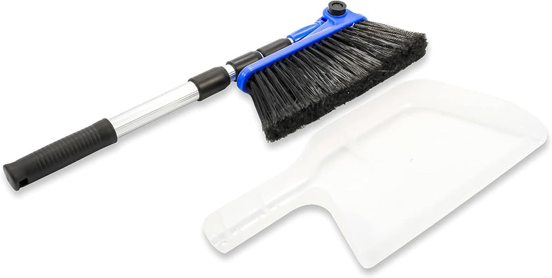 Load image into Gallery viewer, Camco Adjustable Broom and Dustpan - 43623
