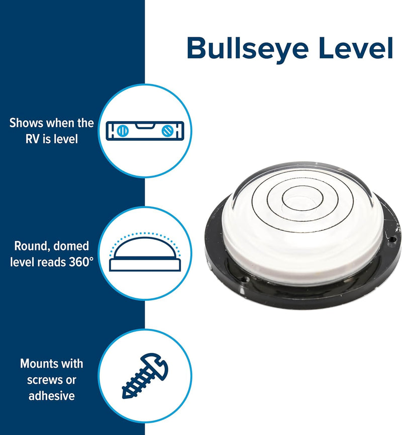 Load image into Gallery viewer, Camco Camper / RV Level - Bullseye Bubble Level Design for Fast Settling - 25573
