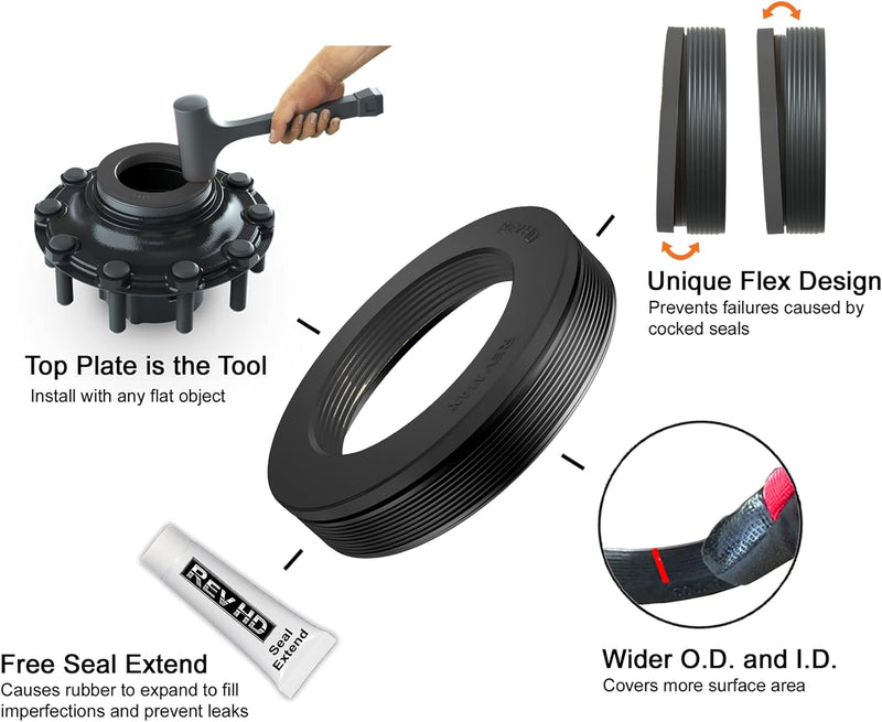 Load image into Gallery viewer, REVHD REV-1 Severe Duty Wheel Seal for TN Spindle Applications - R1-T03
