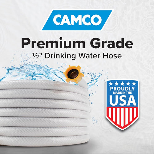 Camco TastePURE 10-Ft Water Hose - RV Drinking Water Hose - 22743