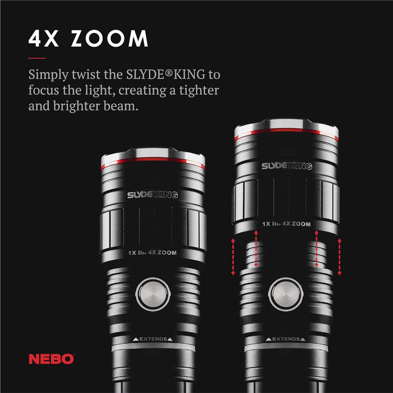 Load image into Gallery viewer, NEBO Slyde King Rechargeable LED Flashlight
