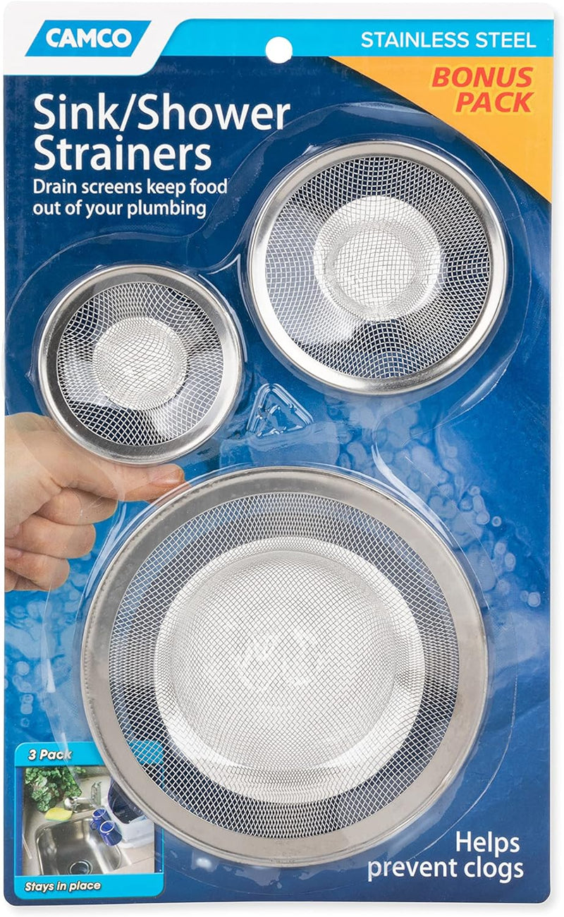 Load image into Gallery viewer, Camco Sink and Shower Drain Strainers - 42273
