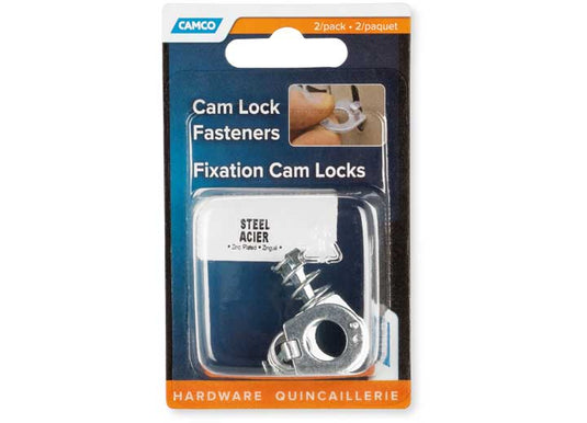 CAMCO CAM LOCK (WATER HEATER), STEEL 2 Pack 09213