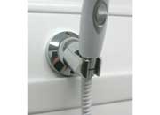 Load image into Gallery viewer, Camco Adjustable RV Shower Head Wall Mount (Chrome) - 43719
