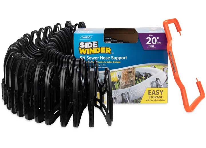 Load image into Gallery viewer, Camco Sidewinder 20-Ft Camper / RV Sewer Hose Support - 43051
