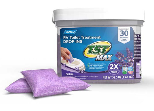 Camco TST MAX RV Toilet Treatment Drop-INs - Lavender Scent -41553