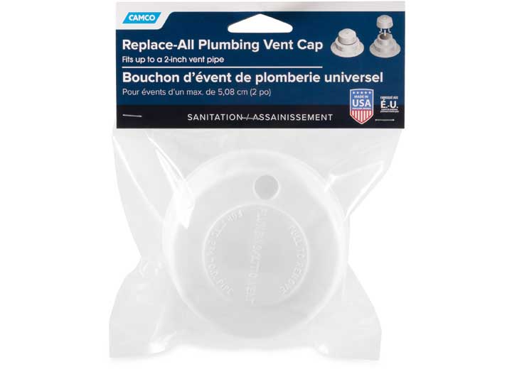 Load image into Gallery viewer, Camco Replacement Plumbing Vent Cap - Polar White -  40034
