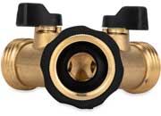 Camco Solid Brass Water Y Valve 20123