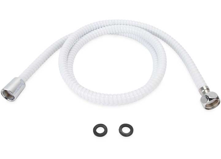 Load image into Gallery viewer, Camco RV/Marine 60&quot; Flexible Replacement Shower Hose (White) - 43717
