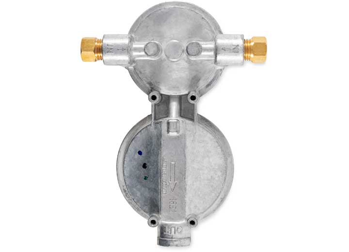 Load image into Gallery viewer, Camco Propane Double-Stage Auto-Changeover Regulator - 59005
