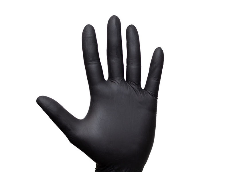 Load image into Gallery viewer, GripProtect black 5mil nitrile exam glove
