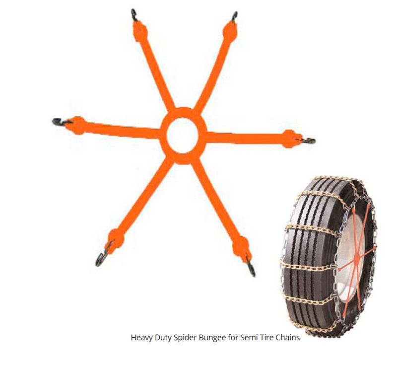 Load image into Gallery viewer, Heavy truck spider bungee tire chain adjuster for an 18&quot;-25&quot; rim size
