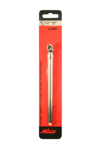 Load image into Gallery viewer, Milton pencil air pressure tire gauge ranging from 20-120 PSI
