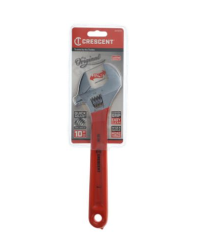 Load image into Gallery viewer, Adjustable Wrench- 10&quot; Chrome w/ Cushioned Grip
