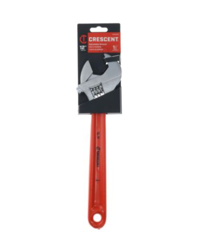 Load image into Gallery viewer, Adjustable Wrench- 12&quot; Chrome w/ Cushioned Grip
