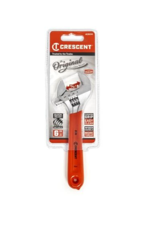 Load image into Gallery viewer, Adjustable Wrench- 6&quot; Chrome w/ Cushioned Grip
