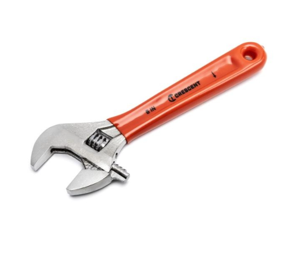 Load image into Gallery viewer, Adjustable Wrench- 6&quot; Chrome w/ Cushioned Grip
