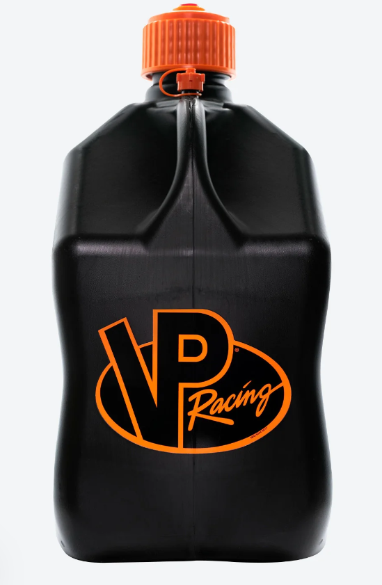 Load image into Gallery viewer, VP Racing 5.5gal Orange and Black fuel jug with 14in hose 3852
