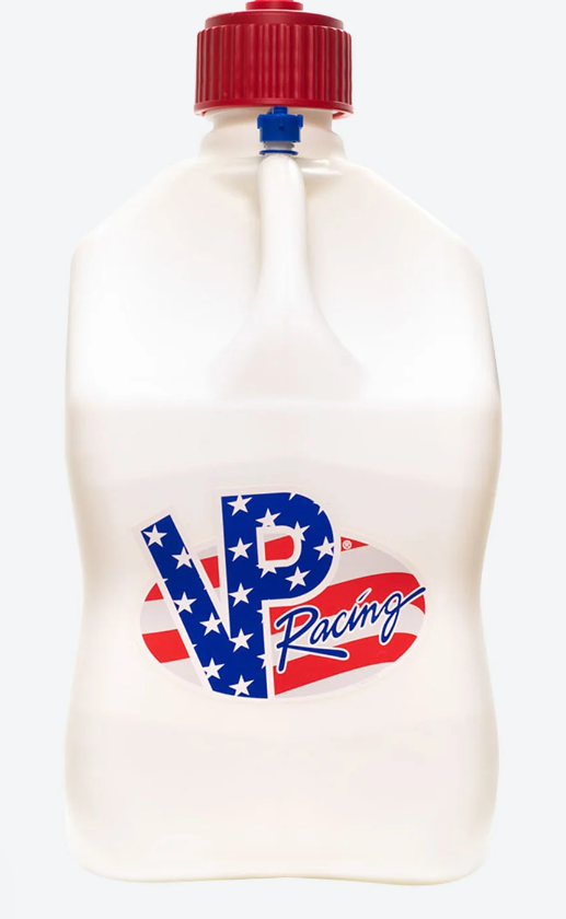 Load image into Gallery viewer, VP Racing 5.5gal Patriotic Red, White, and Blue fuel jug with 14in hose 35221
