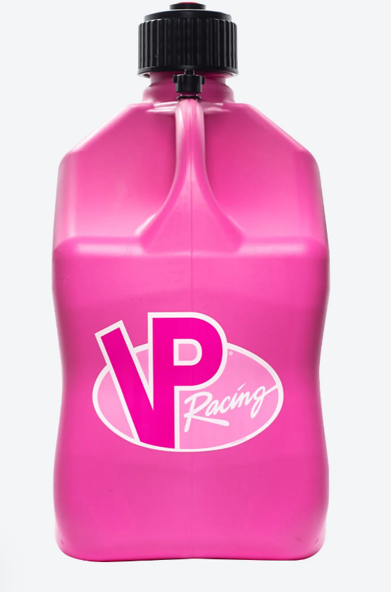 Load image into Gallery viewer, VP Racing 5.5gal Pink fuel jug with 14in hose 3812
