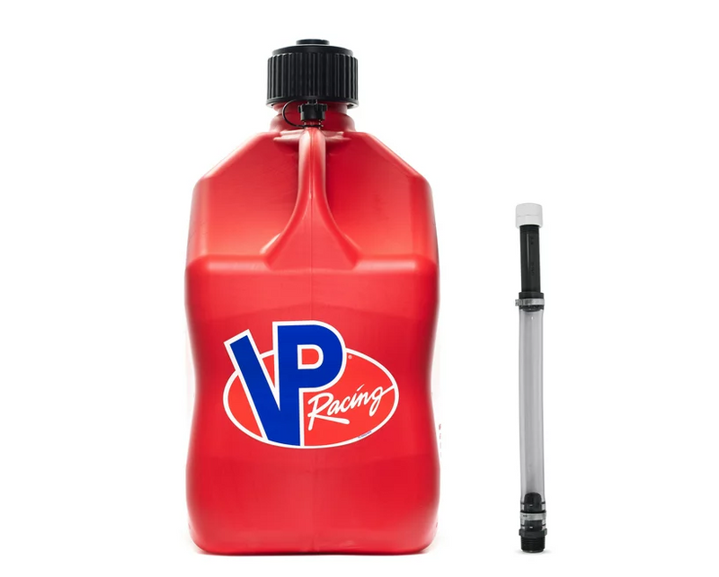 Load image into Gallery viewer, VP Racing 5.5gal Red fuel jug with 14in hose 3512
