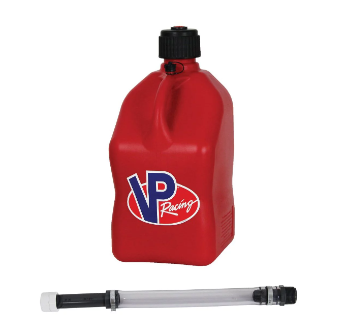 Load image into Gallery viewer, VP Racing 5.5gal Red fuel jug with 14in hose 3512
