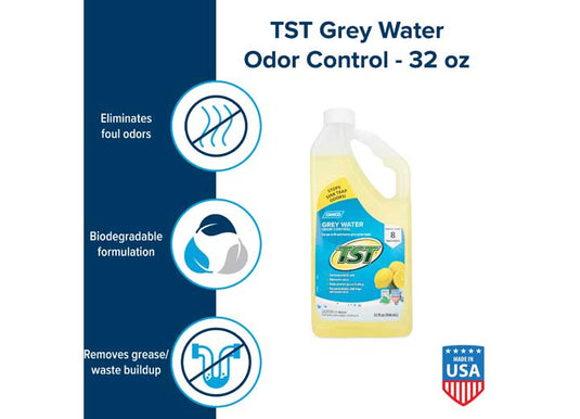 Camco RV Trailer Camper Sanitation Tst Grey Water Odor Control 32 Oz. - 40252