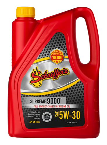 Schaeffer's Supreme 9000 Full Synthetic Gasoline Engine Oil 5W-30 - 9003D-006